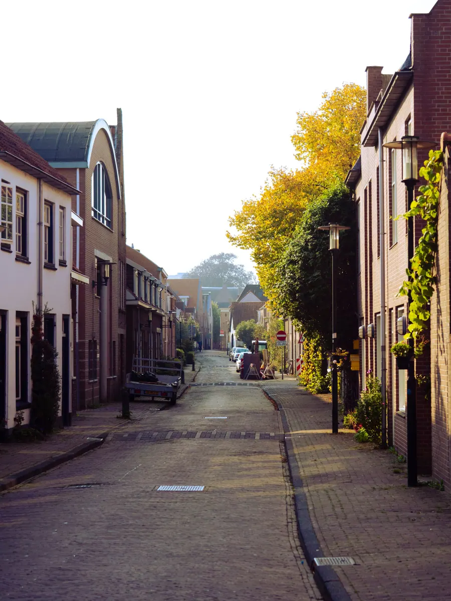 Een straat in Amersfoort, vlak bij de praktijk
